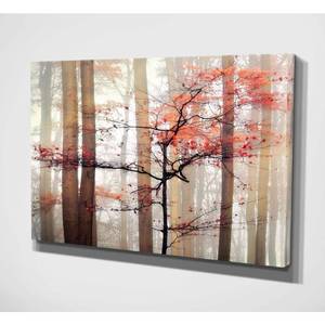 lot 2596 image: Orange Awakening Gallery-wrapped Canvas Wall Art 32x48 by Wexford Home