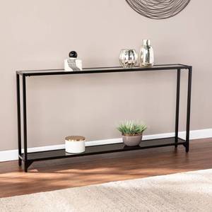 lot 2610 image: Carbon Loft Glenn Narrow Metal Console Table, Black