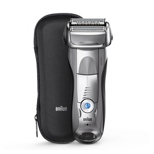 lot 40000 image: Braun Series 7 Electric Shaver for Men 7893s, with Travel Case (Silver)