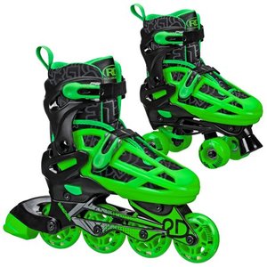 lot 40041 image: Roller Derby Boys 2-in-1 RollerInline Skates (3-6)