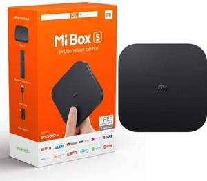 lot 40043 image: Xiaomi Mi Box S Streaming Media Player Home 4k Full Hdr Android8.1 Quad Core Tv