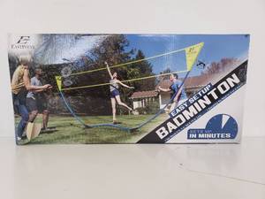 lot 40099 image: EastPoint Sports Easy Setup Regulation Size Badminton Set