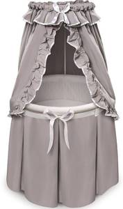 lot 40118 image: Badger Basket Empress Round Baby Bassinet