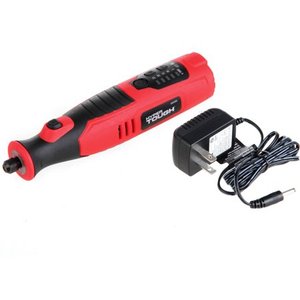 lot 40131 image: Hyper Tough AQ85000G 8-Volt Lithium-ion Rotary Tool, 40 Accessories