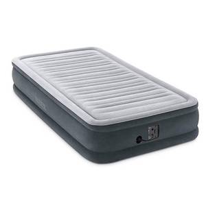 lot 702 image: Intex Dura Beam Plus Series 13 Mid Rise Airbed with Built In Electric Pump, Twin