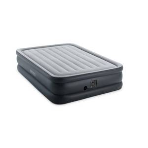 lot 712 image: Intex 20in Queen Dura-Beam Essential Rest Airbed with Built-In Electric Pump