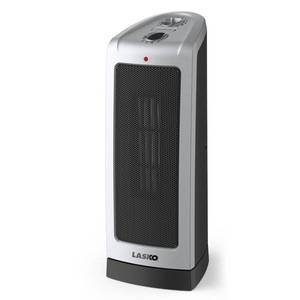 lot 727 image: Lasko Electric Oscillating Ceramic Tower Space Heater, 1500-Watt, 5307
