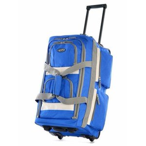 lot 754 image: Olympia 22 Inch 8 Pocket Rolling Duffel, Royal Blue, One Size