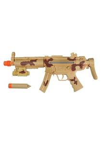 lot 840 image: Maxx Action 24 Toy Tactical Machine Gun with Electronic Sound, Lights, and Vibration - Camo