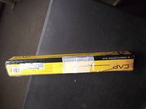 lot 813 image: Cap Barbell Weight Bar 5�� Standard 3 Piece With Spinlock Collars Ships Fedex