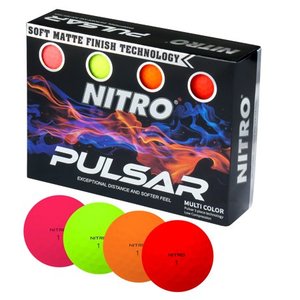 lot 815 image: Nitro Golf Pulsar Golf Balls - 12pk