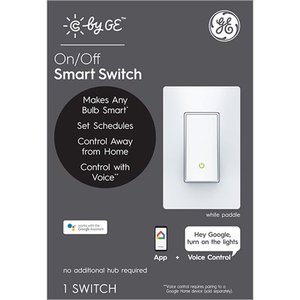 lot 50056 image: GE (C by GE) Smart Wall OnOff Switch Paddle 1pk