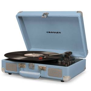 lot 50074 image: Crosley Radio Cruiser Deluxe Turntable, Size One Size - Grey