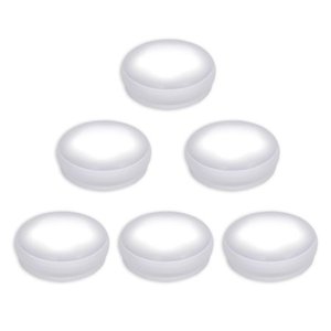 lot 50111 image: Great Value 6-Pack Touch Activated Puck Light (Model 4142)