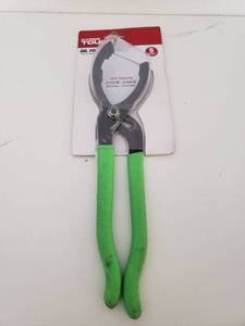 lot 50123 image: Hyper Tough Slip-Joint Adjustable Oil Filter Pliers, 4028