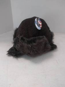 lot 9930 image: New Winter Hat With Fuzzy Flaps- Elmer Fudd Style