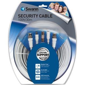 lot 9941 image: 100 BNC CABLE SW-CABLE100 SWAN Security System Part