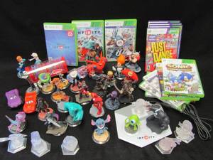 lot 109 image: Xbox 360 Infinity Figures & Games- HUGE LOT- Disney and More