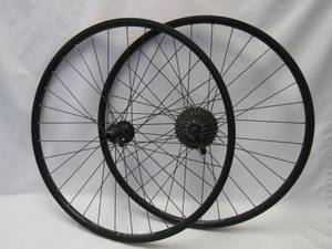 lot 114 image: Alexrims Specialized Double Wall Wheel Set  622 x 17  -  6061-T6 700- Road Bike Bicycle Equipment- Parts