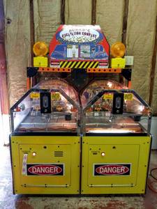 lot 12 image: Bubbas Escavation Company- Arcade Redemption Machine- Powers Up- Appears To Function