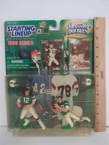 lot 9945 image: 1998 Classic Doubles Joe Namath Sole Don Maynard York Jets Starting Lineup