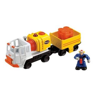 lot 9952 image: Geotrax Lights And Sounds Vehicle With Chugger And Chandler The Handiest Team