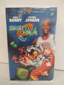 lot 9953 image: Retro Michael Jordan Stars in Space Jam Vhs Video Tape