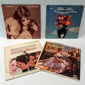 lot 201 image: 4 Vintage Movie Soundtrack Albums  The King and I, Doctor Zhivago, A Star is Born, & On a Clear Day You Can See Forever