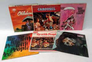 lot 203 image: 6 Vintage Movie Soundtrack Albums  Oklahoma, Carousel, My Fair Lady & More