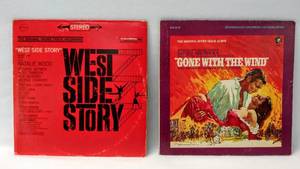 lot 205 image: West Side Story XSM 53546 & Gone With The Wind SMAS-91210 Original Soundtrack Albums