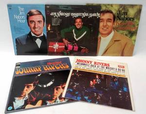 lot 210 image: 5 Vintage Albums  Jim Nabors (AKA Gomer Pyle) & Johnny Rivers