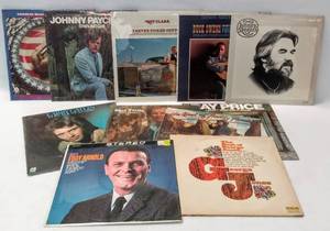 lot 216 image: 10 Iconic Country Music Albums  Kenny Rogers, George Jones, Mel Tillis & More