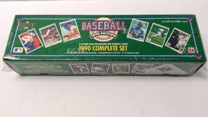 lot 119 image: 1990 Complete Set Upper Deck 3-D Team Logo Holograms & Baseball Cards  Factory Sealed