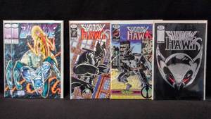 lot 139 image: Vintage Lot of 5 Image Comics  #1  WHO IS SHADOW HAWK, #2 & #3 And (2) #3 Brigade 1993