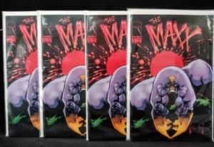 lot 140 image: 4 Issues of The Maxx #1 ( March 1993) From Image Comics  Bagged & Boarded