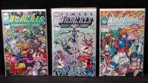 lot 142 image: Image Comics W.I.L.D.C.A.T.S Covert Action Team # 1, 2 & 3 of 3  1992