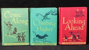 lot 10010 image: 3 Hardcover Reading for Meaning Books  Published in Kansas  1949 & 1950