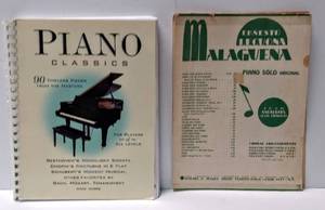 lot 10014 image: Piano Classics  90 Timeless Pieces from the Masters (For Players of all Levels) Spiral Book & 1932 Sheet Music