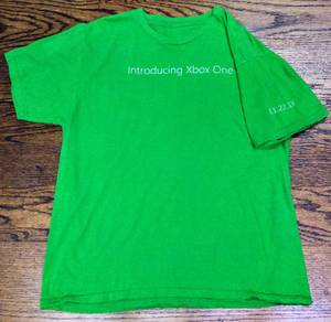 lot 10017 image: Introducing XBOX ONE Promo Shirt  2013  Appears to be a Sz Medium