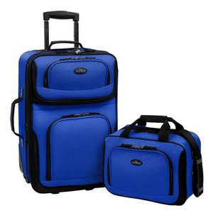 lot 49692 image: U.S. Traveler Rio 2-Piece Carry-On Luggage Set