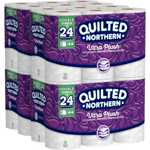lot 49696 image: Quilted Northern Ultra Plush Toilet Paper - 48 Double Rolls