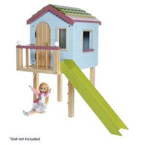 lot 49714 image: Lottie Dollhouse by LOTTIE Tree House for Lottie Dolls, Playset made with Wood and child friendly colours