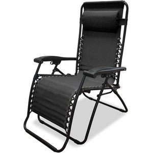 lot 49731 image: Oversized Infinity Zero Gravity Chair - Black - Caravan