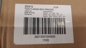 lot 49739 image: Birthday Party Birthday Princess Flashing Tiaras