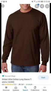 lot 49764 image: Gildan Ultra Cotton 3xl long sleeve shirts