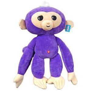 lot 49773 image: Commonwealth Toys Fingerlings Monkey Large Plush, Purple