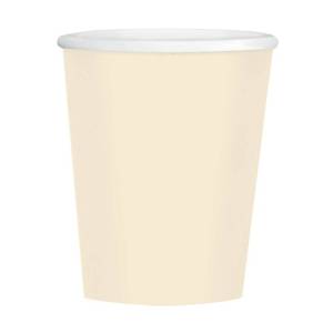 lot 49791 image: Amscan HotCold Paper Cups, 12 Oz, Vanilla Cr��me, Pack Of 40 Cups, Case Of 4 Packs