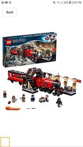 lot 49812 image: LEGO Harry Potter Hogwarts Express 75955 Toy Train Building Set includes Model Train and Harry Potter Minifigures Hermione Granger and Ron Weasley (801 Pieces)
