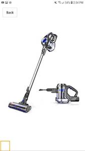 lot 49815 image: MOOSOO Cordless Vacuum 4 in 1 Powerful Suction Stick Handheld Vacuum Cleaner for Home Hard Floor Carpet Car Pet - XL-618A, Lightweight
