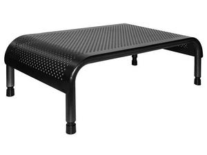 lot 49826 image: Monitor Stand Modern Perforated Metal PC Monitor Corner Riser